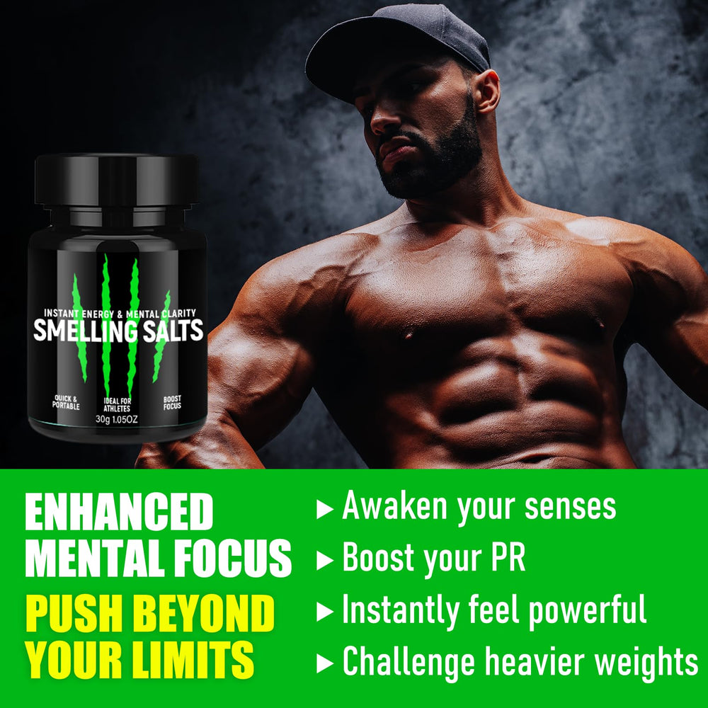 Hockey player on ice using SEAJEA salts for stamina