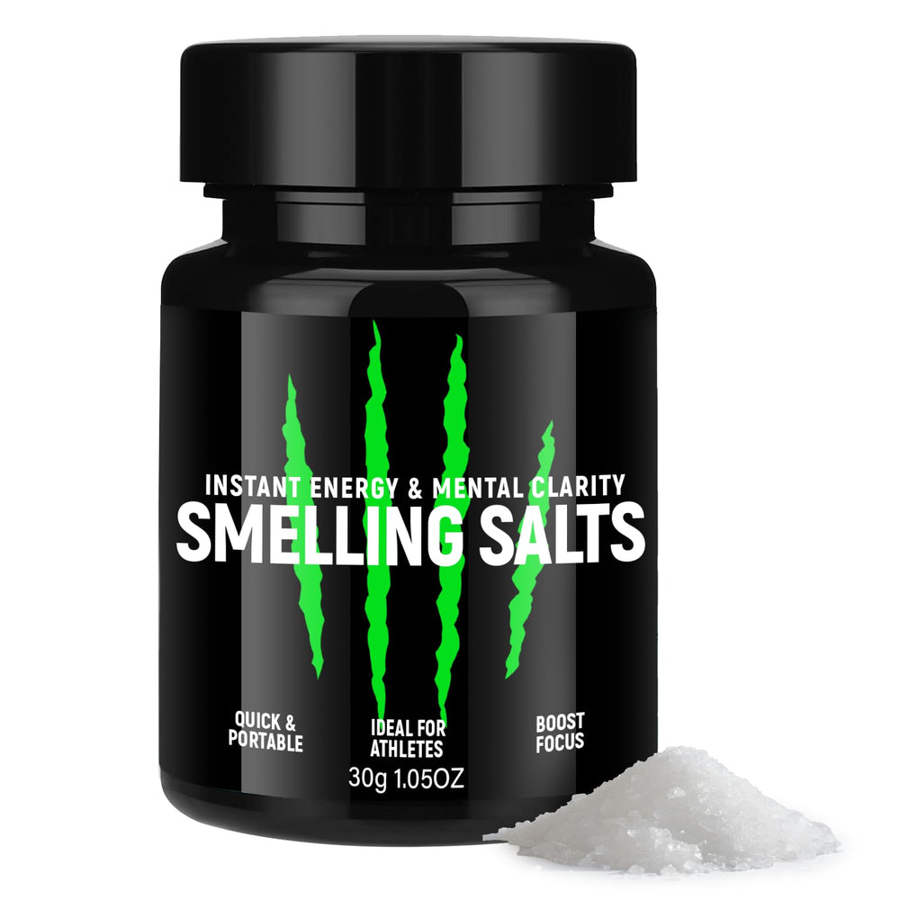 SEAJEA salts packaging on a gym bench ready for quick energy cue