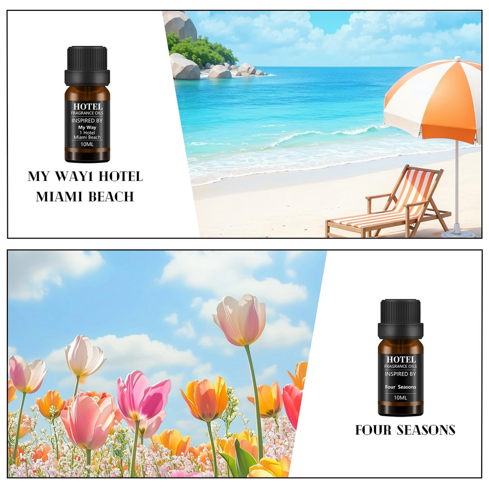 SEAMOSH Westin-inspired fragrance oil enhances ambiance with resort-like sophistication.