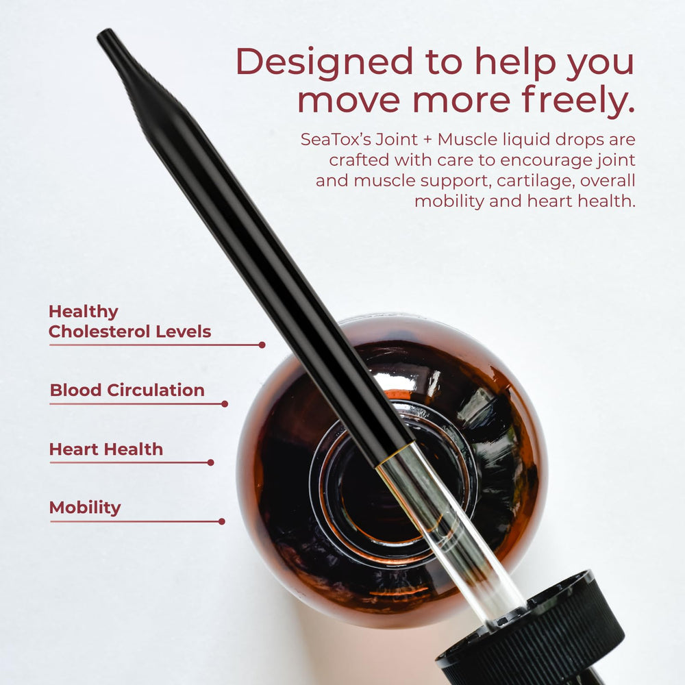 SeaTox drops added to water for a simple daily routine