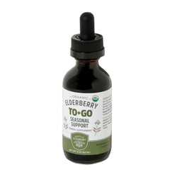 Seattle Elderberry to-Go bottle pour for on-the-go immunity support