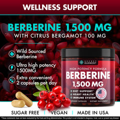 Secret Element Berberine HCL beet root capsules highlight vegan nutrition