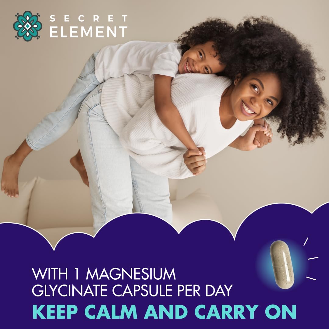 Secret Element vegan and non-GMO capsules in eco-friendly packaging.