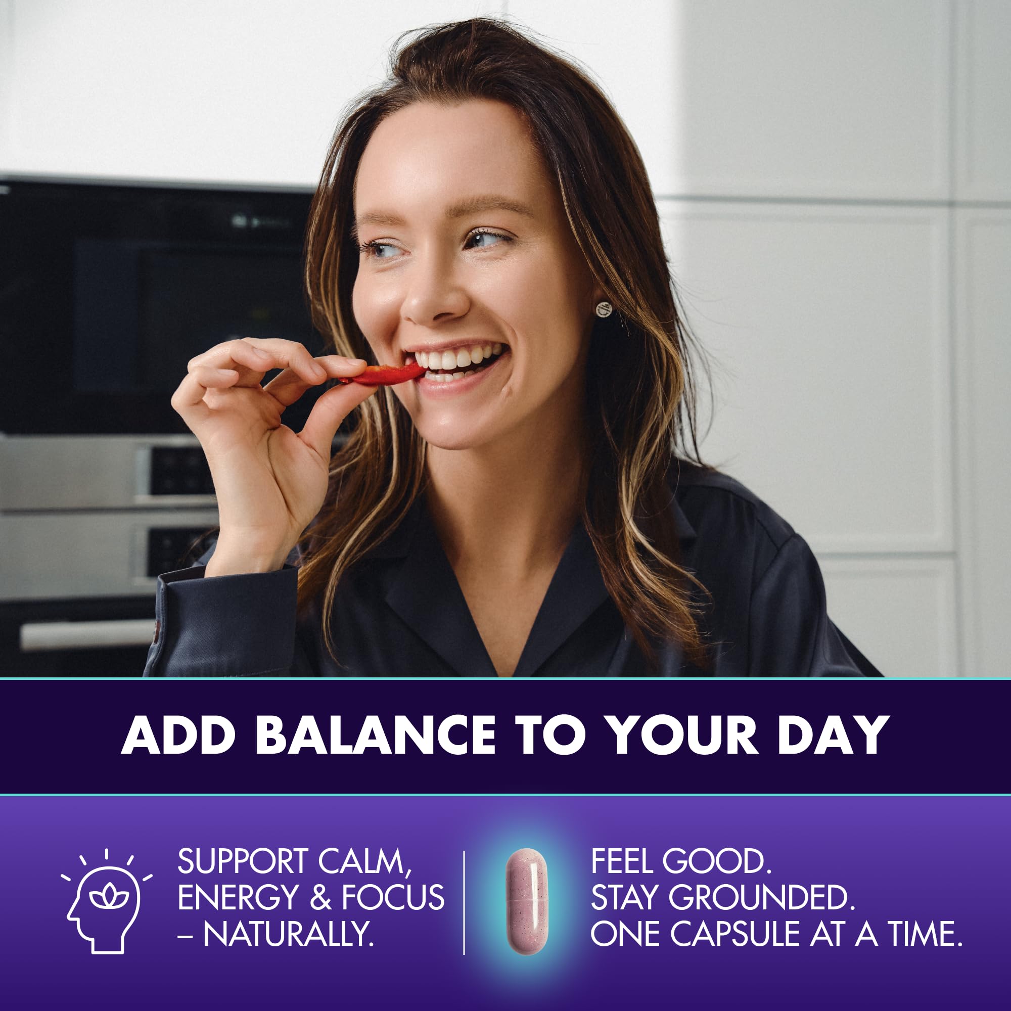 Vegan capsules of Secret Element Magnesium Complex under bright lighting.