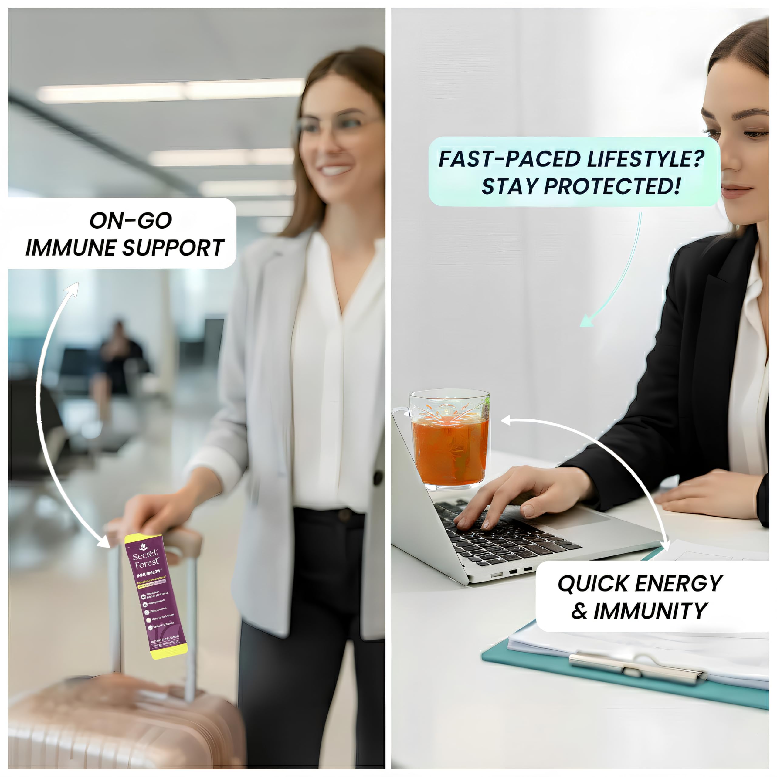 Secret Forest ImmuniGlow USA-made in a cGMP-certified facility.
