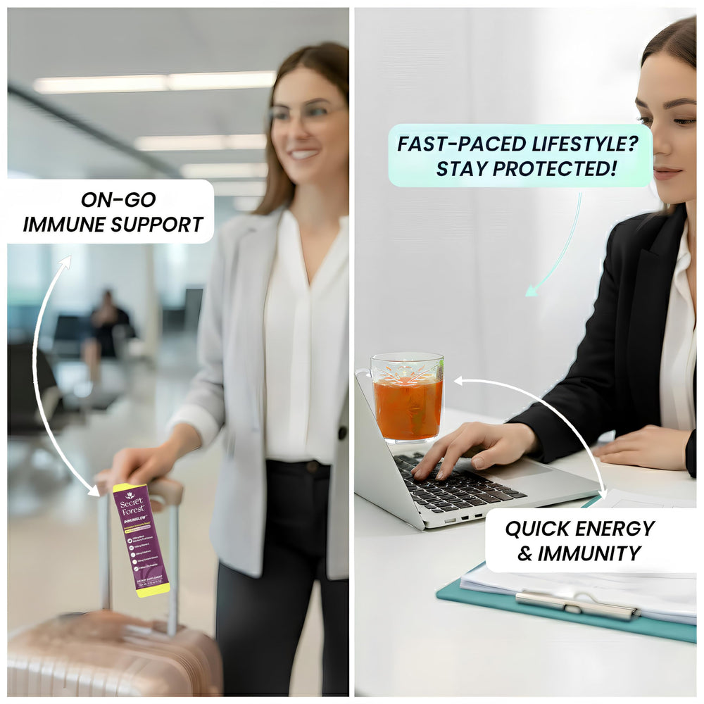 Secret Forest ImmuniGlow USA-made in a cGMP-certified facility.