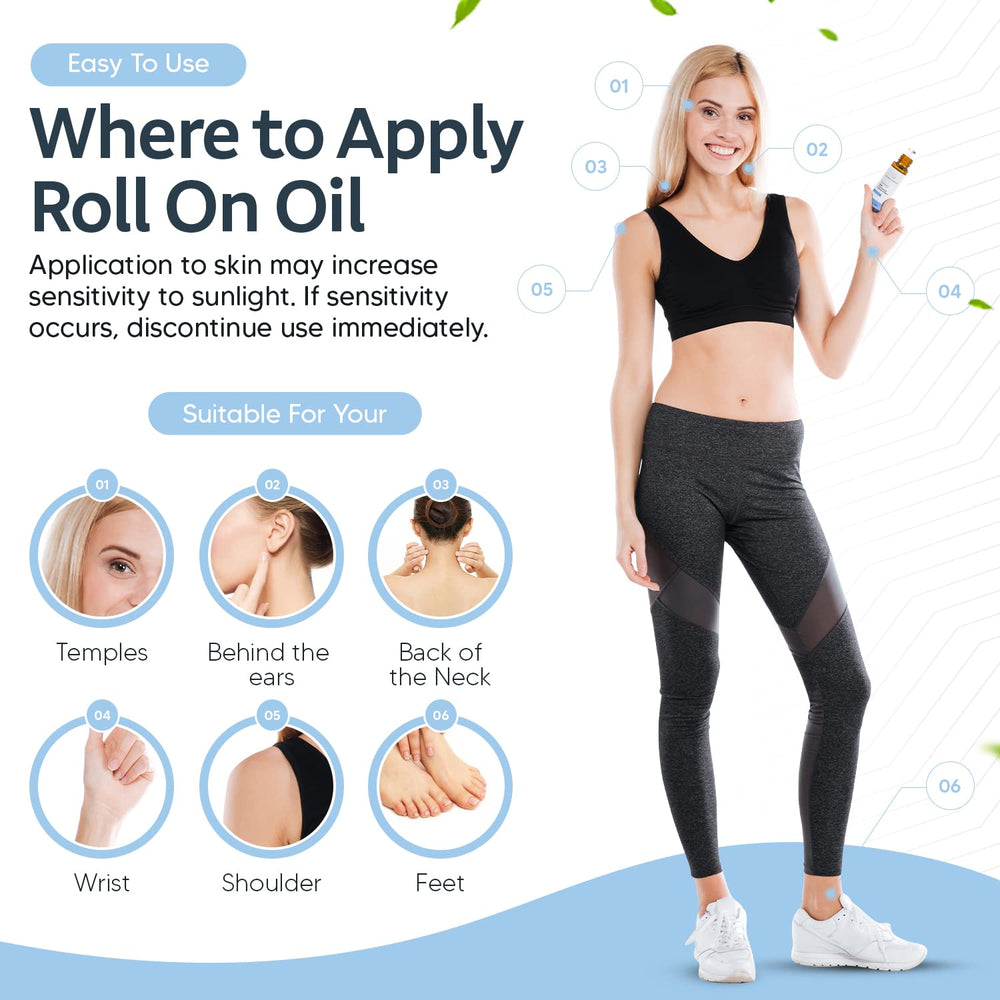 Secret Garden Relaxing aromatherapy roller easy application for quick stress relief.