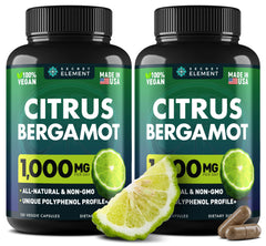 Secret Element Citrus Bergamot 1000mg bottle showing label for circulation support.