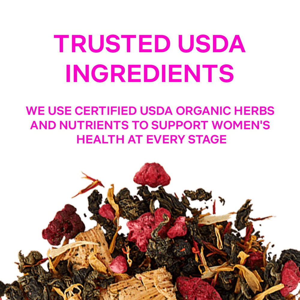 Secrets Of Tea Fertility Tea fresh brew with rising steam