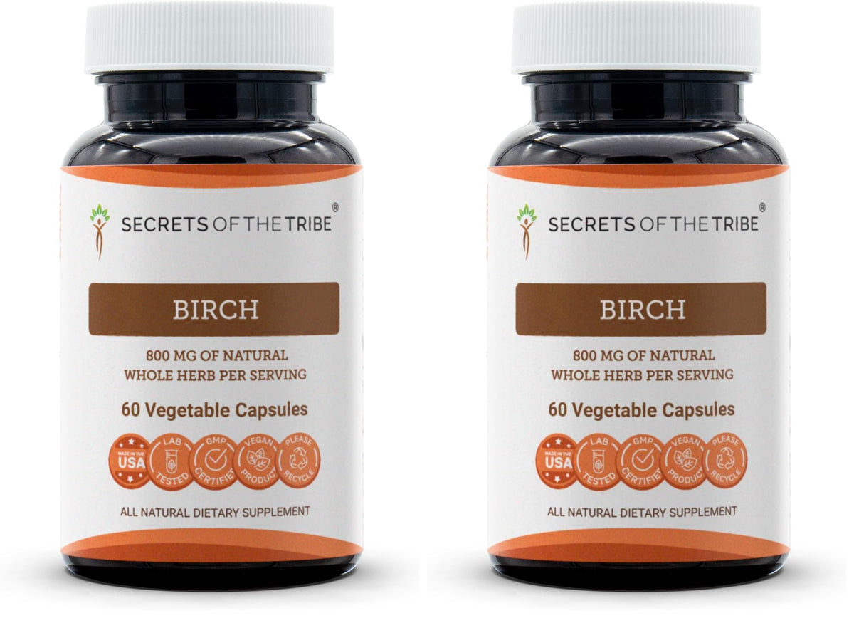 Secrets of the Tribe Birch bottle cap enables easy daily dosing.