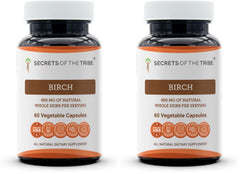 Secrets of the Tribe Birch bottle cap enables easy daily dosing.