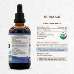 Secrets of the Tribe Burdock high-potency drops with fast absorption