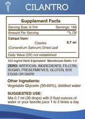 Secrets of the Tribe cilantro dried leaf bundled emphasizes sustainable wildcrafting.