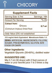 Dried chicory root powder pack showcases raw ingredient quality.
