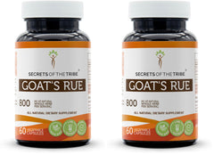 Secrets of the Tribe Goat's Rue bottle front, ready for daily supplementation.