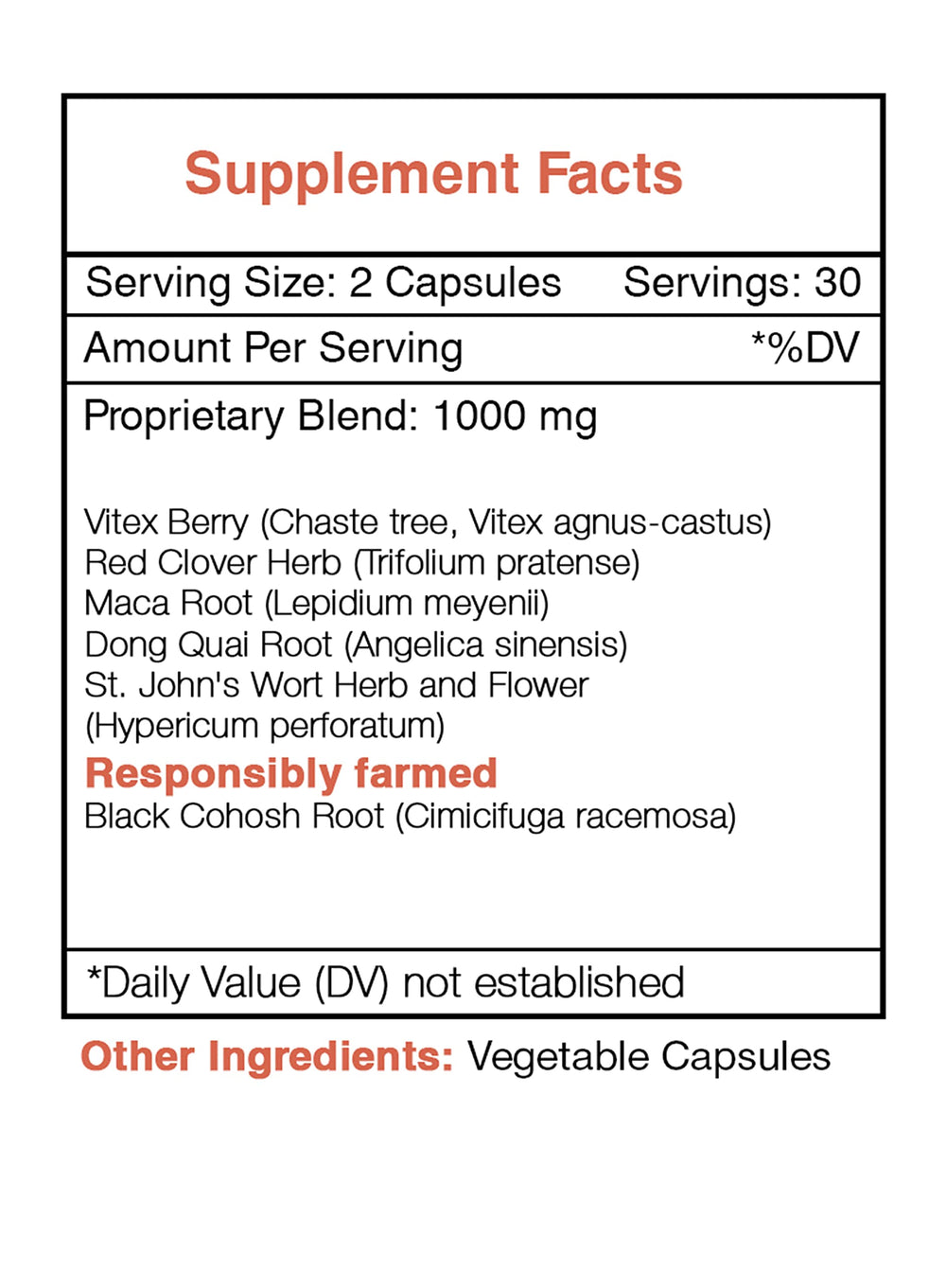 Secrets of the Tribe herbal supplement capsules closeup emphasizes easy absorption