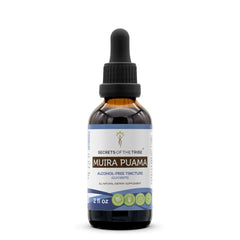 Secrets of the Tribe Muira Puama tincture bottle for alcohol-free daily use
