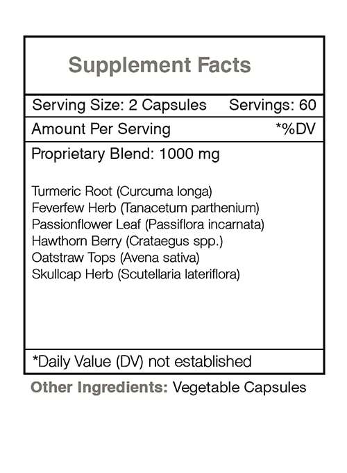 Secrets of the Tribe Nerve Secret ingredients list reveals plant-based components.