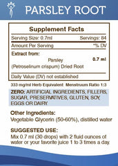 Secrets of the Tribe tincture packaging on a store shelf