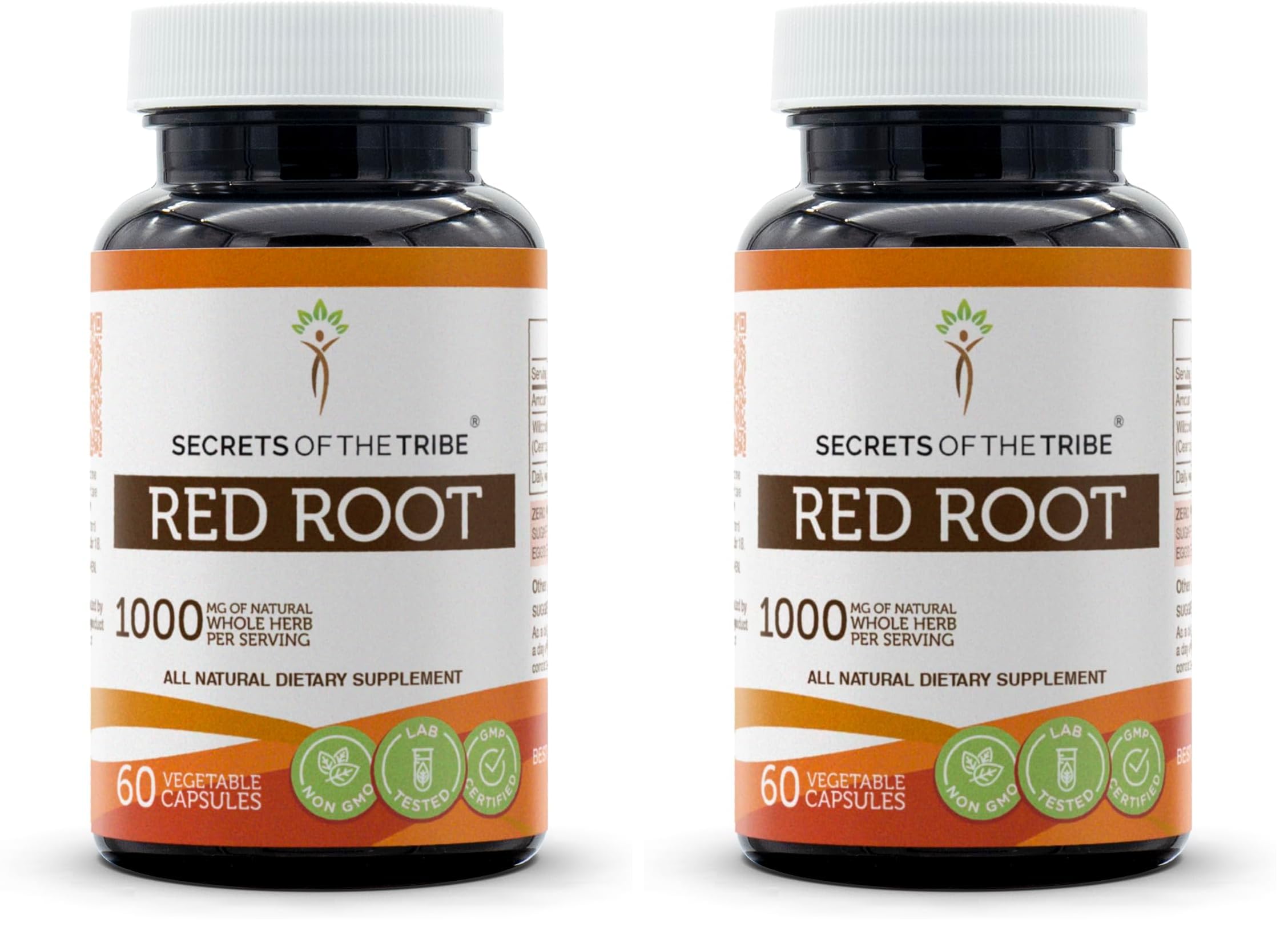 Secrets of the Tribe Red Root capsules two-pack for convenient daily wellness support