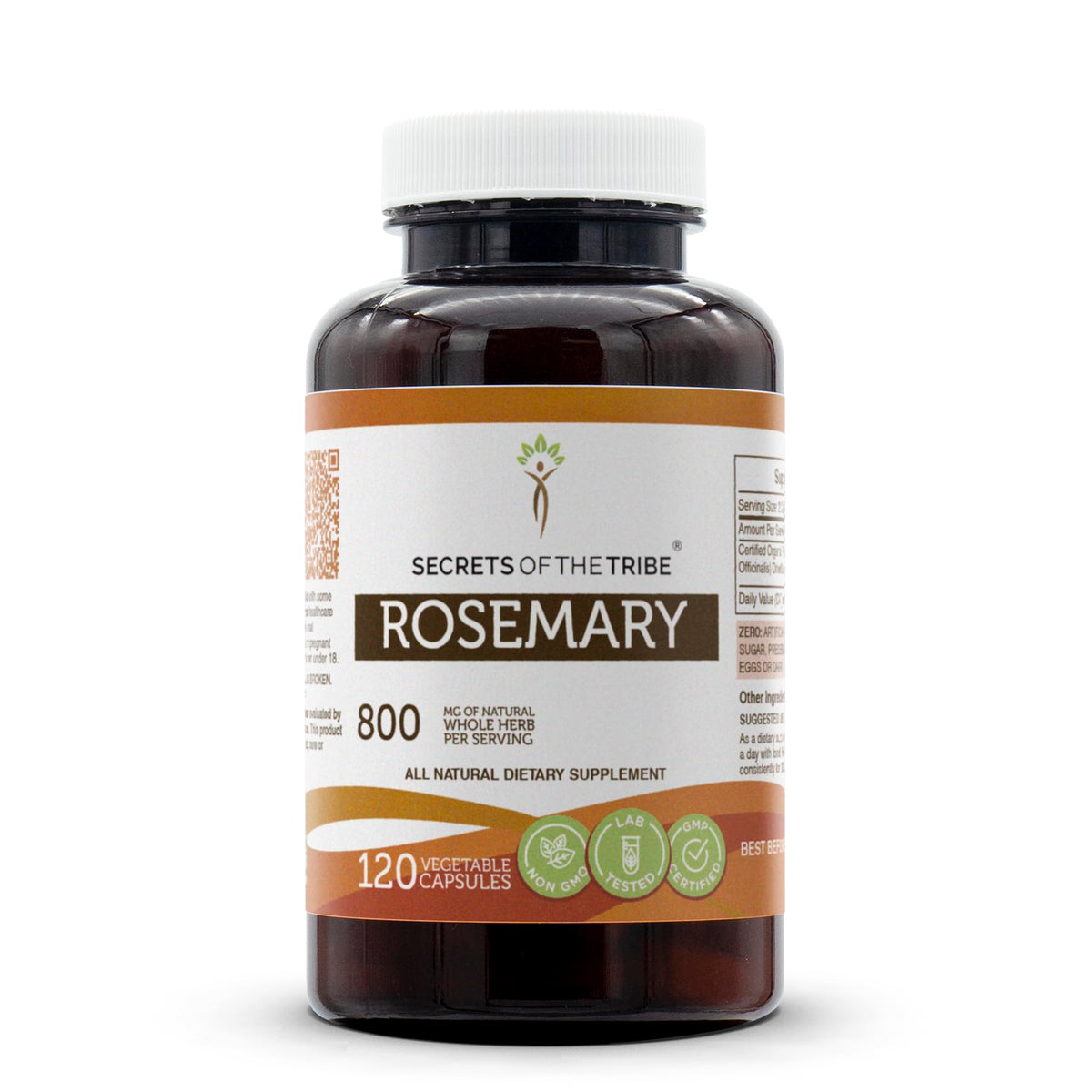 Secrets of the Tribe rosemary bottle on a kitchen counter for daily wellness routine