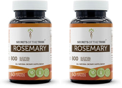 Secrets of the Tribe Rosemary capsules bottle shows convenient daily supplement