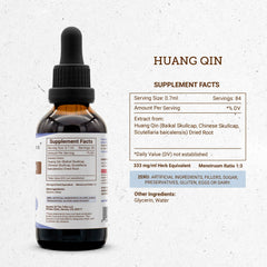 Scutellaria root extract vial showing high potency