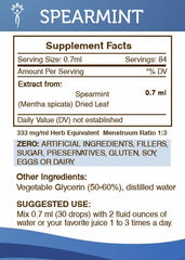 Secrets of the Tribe Spearmint dried leaves image suggests premium harvest