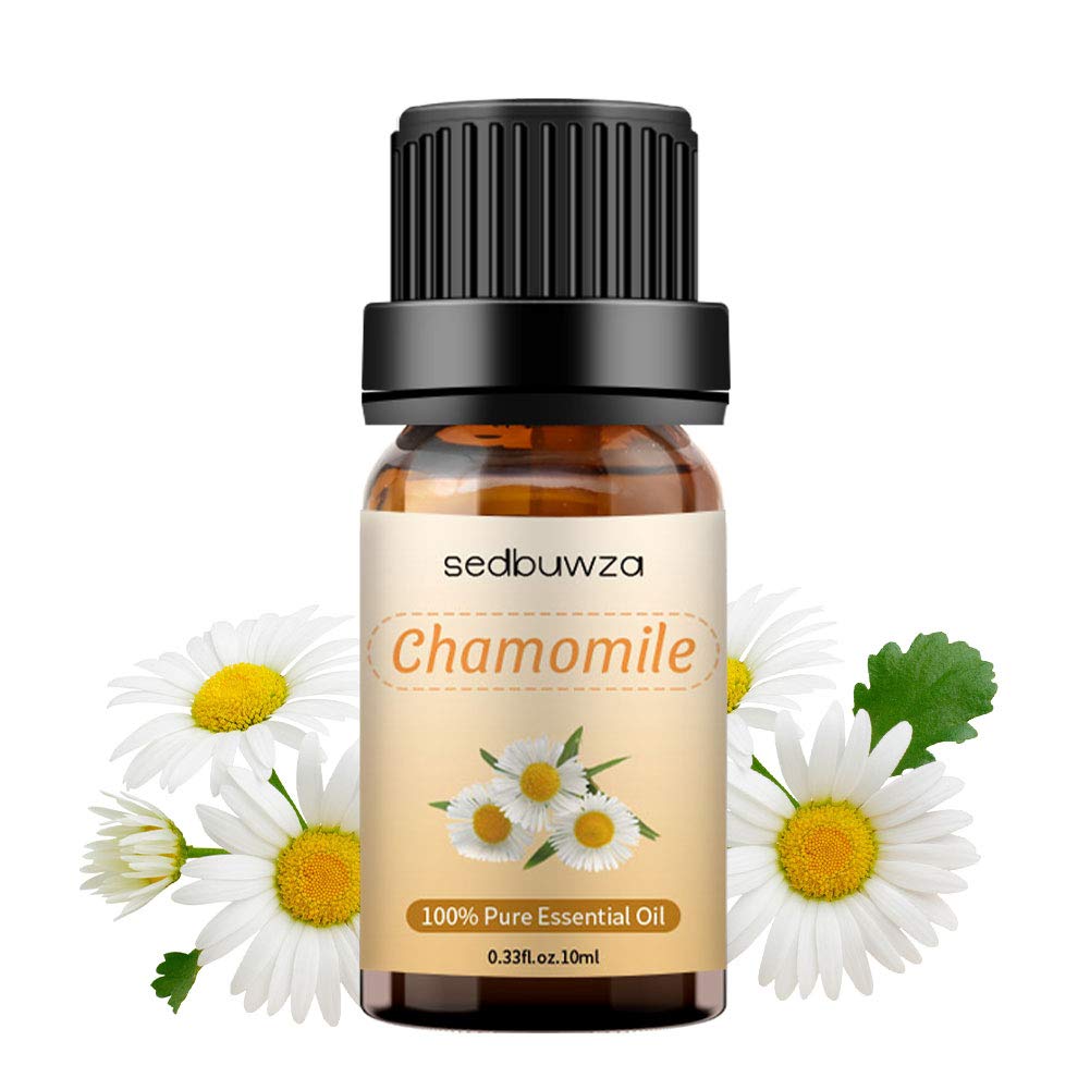 Sedbuwza chamomile oil for yoga and meditation spaces.