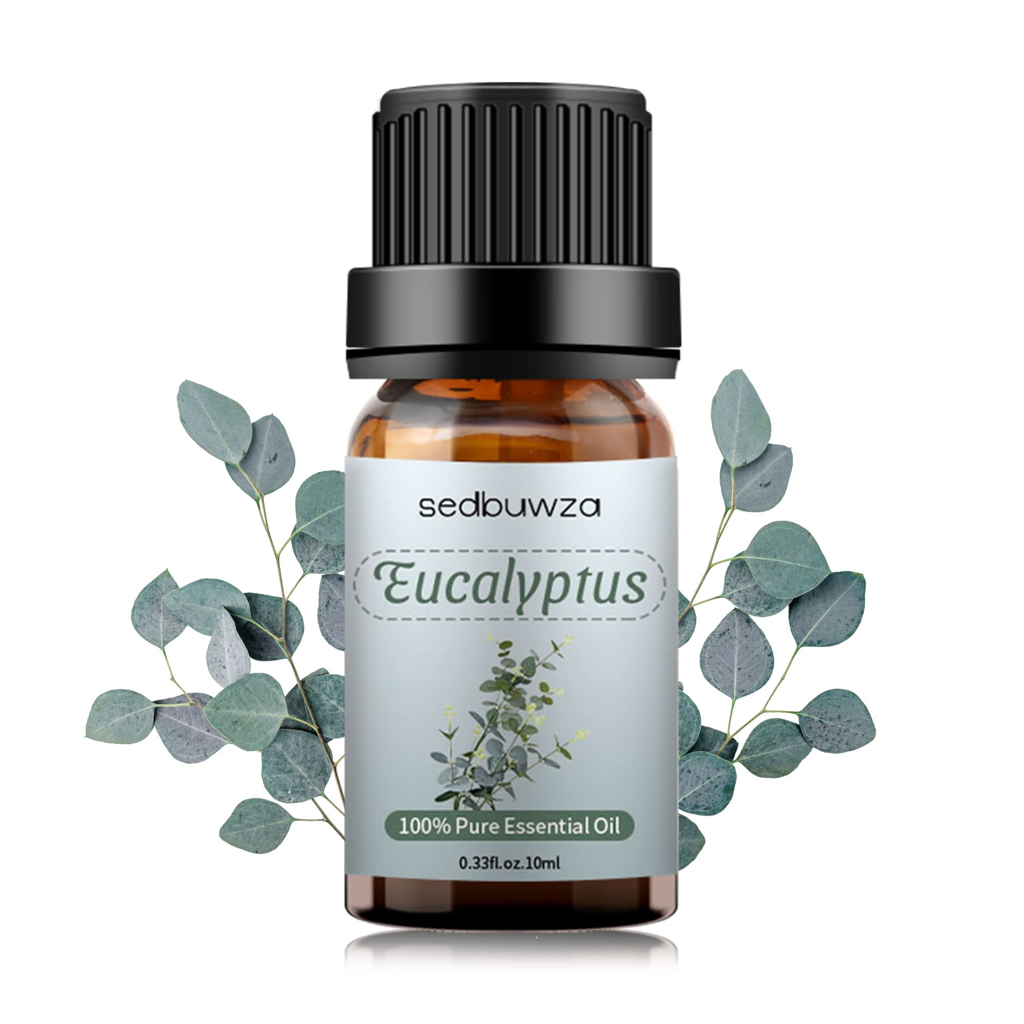 Sedbuwza eucalyptus label design showcasing premium packaging