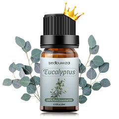 Sedbuwza eucalyptus oil bottle in amber glass for lasting aroma