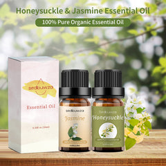 Sedbuwza jasmine oil bottle 10ml showcasing fresh floral aroma for aromatherapy.