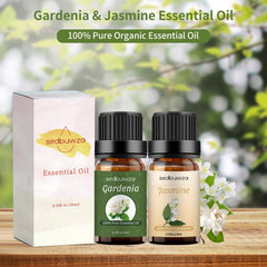 Sedbuwza Jasmine oil bottle in amber glass for fresh fragrance.