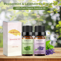Sedbuwza lavender oil bottle highlights pure floral scent for diffusers.