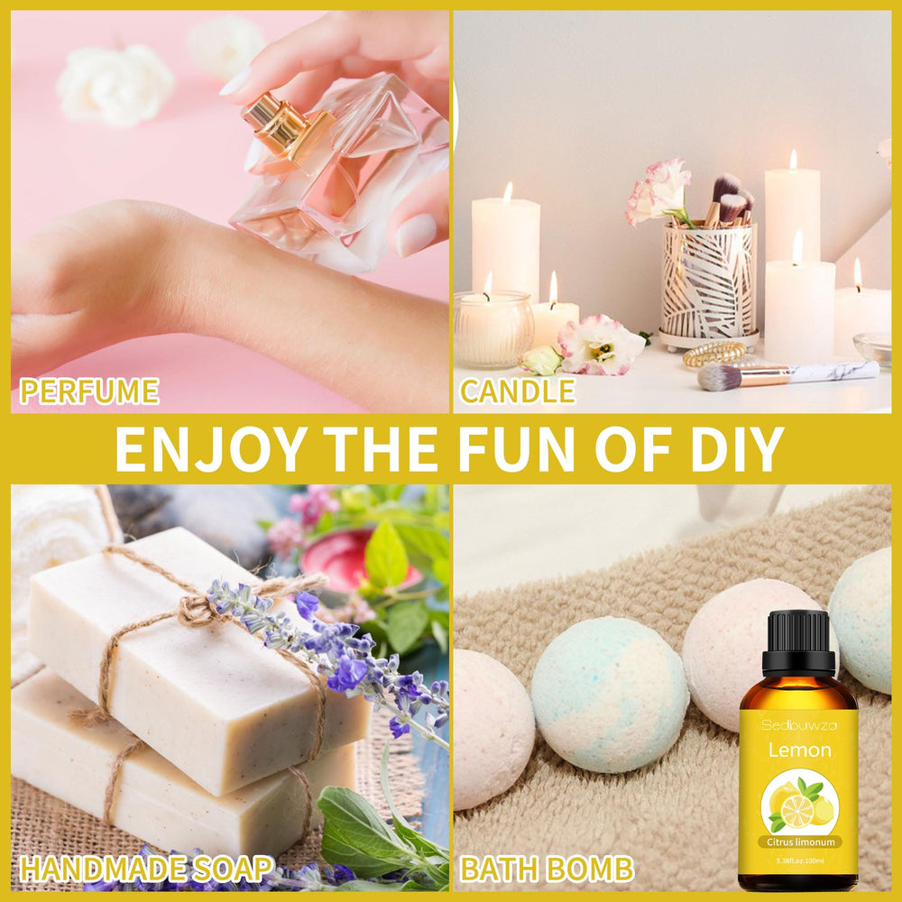 Sedbuwza Lemon Essential Oil gift packaging, ideal for gifting.