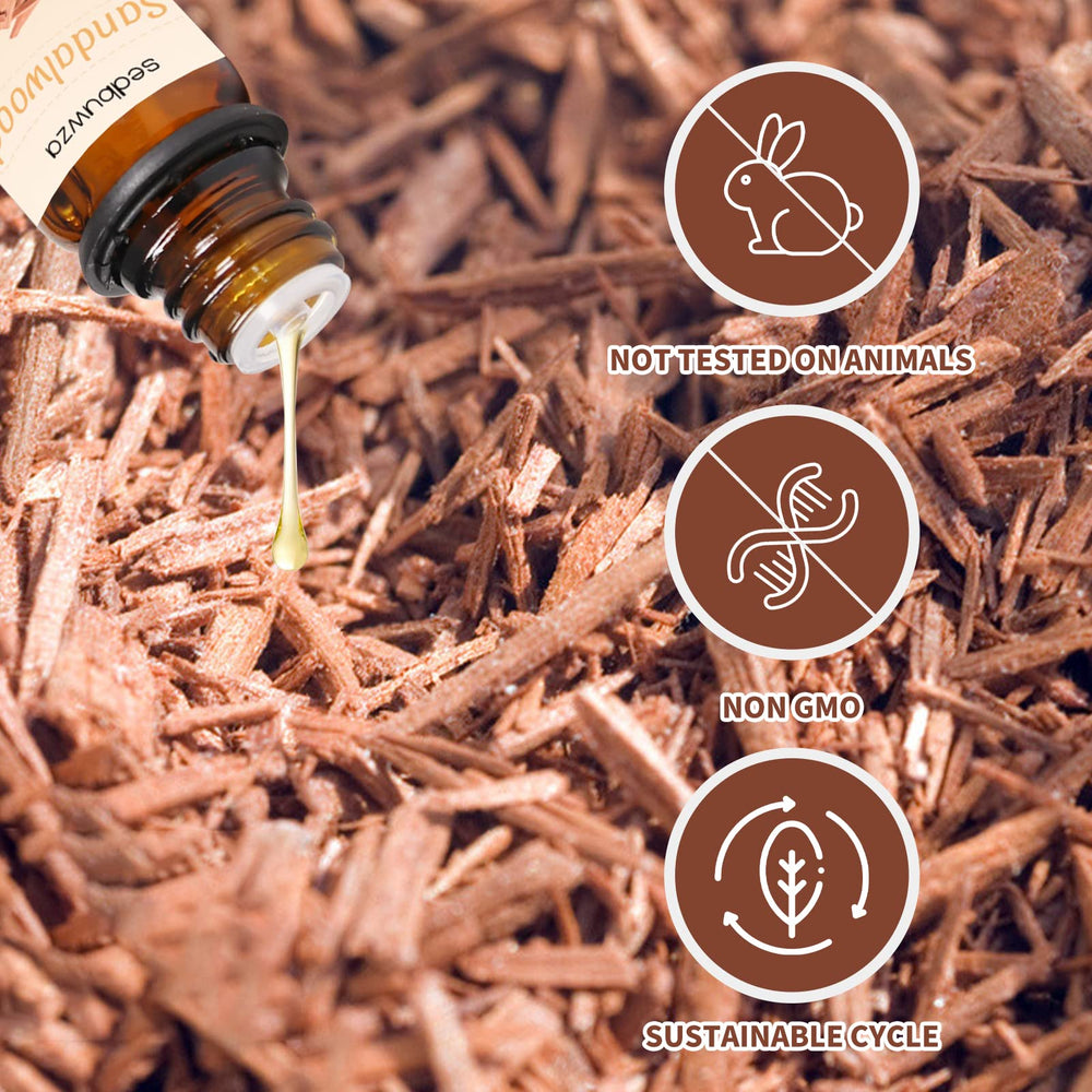 Sedbuwza pure vetiver oil with earthy, grounding scent
