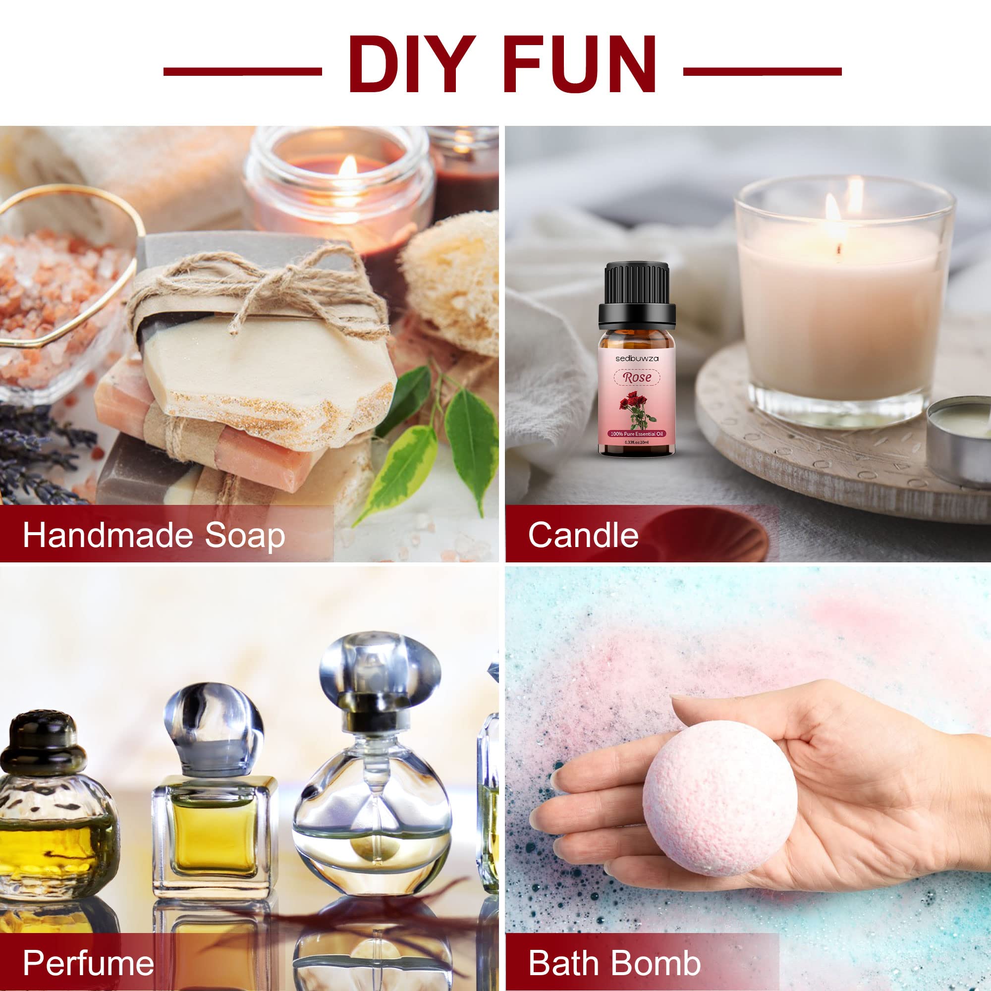 Sedbuwza Rose Essential Oil blended into personal perfume experimentation.