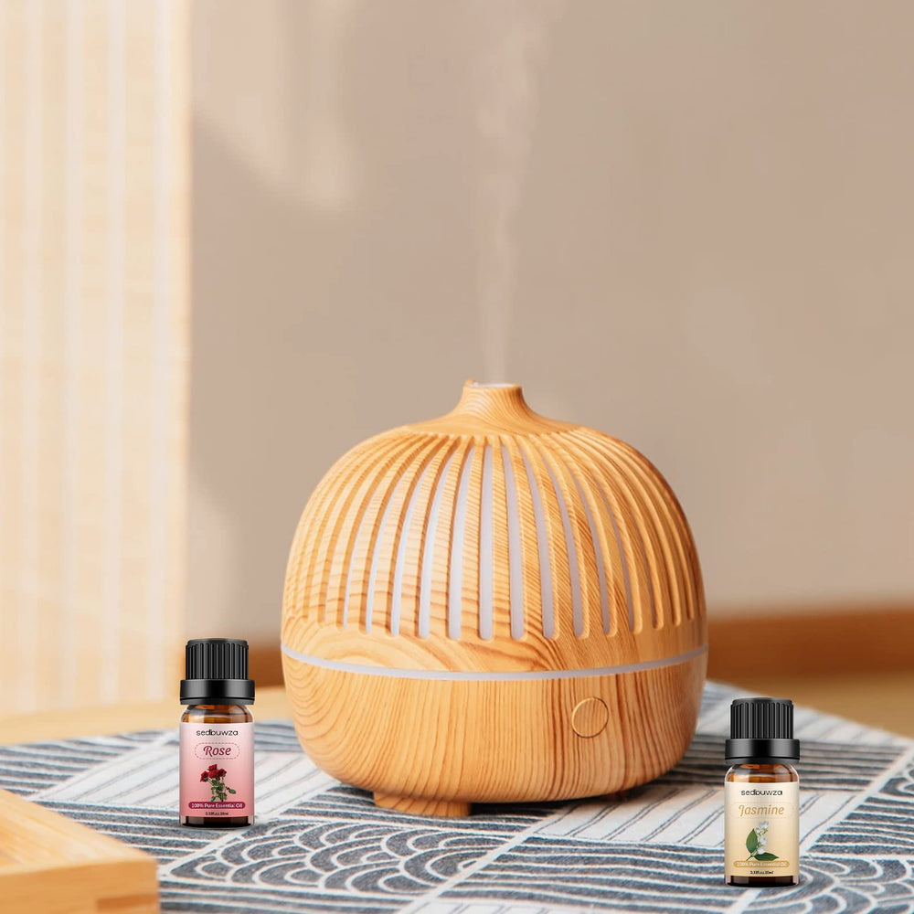 Sedbuwza Rose Jasmine oil set used in candle making for subtle fragrance
