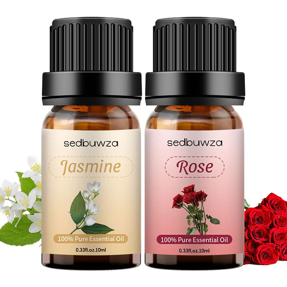 Sedbuwza Rose Jasmine set offers versatile aroma options for diffusers and crafts