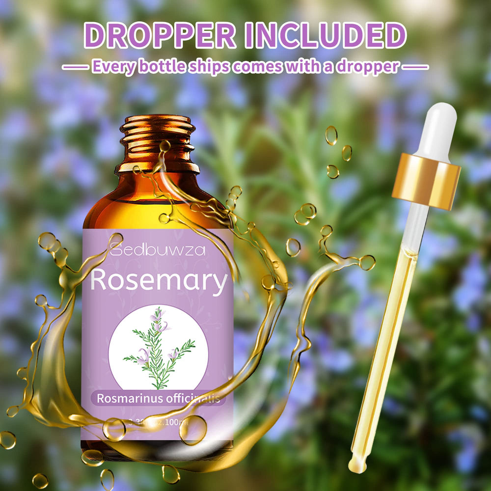 Sedbuwza rosemary oil dropper-cap bottle allows precise, easy dispensing