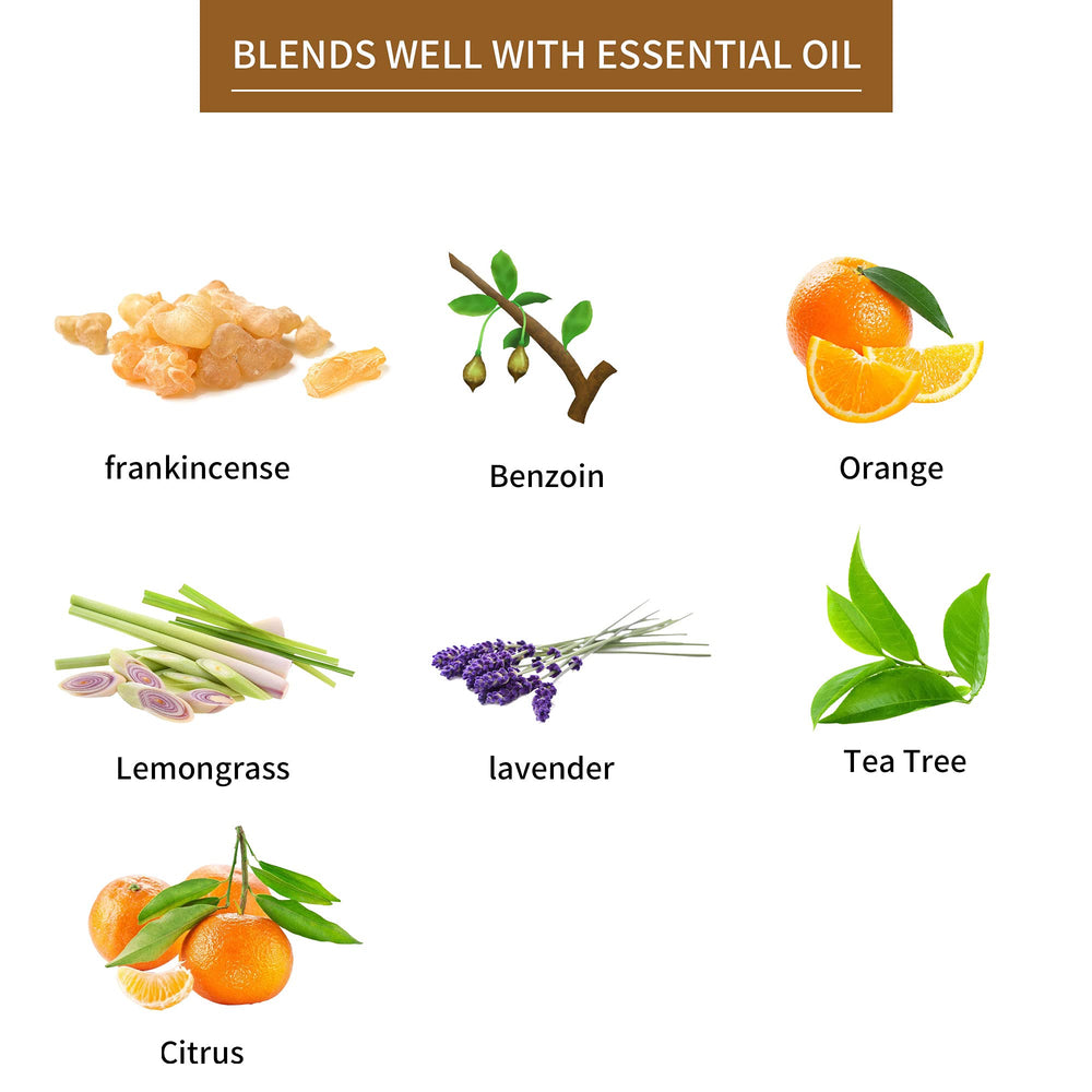 Sedbuwza oil drops in water for quick scent boost.