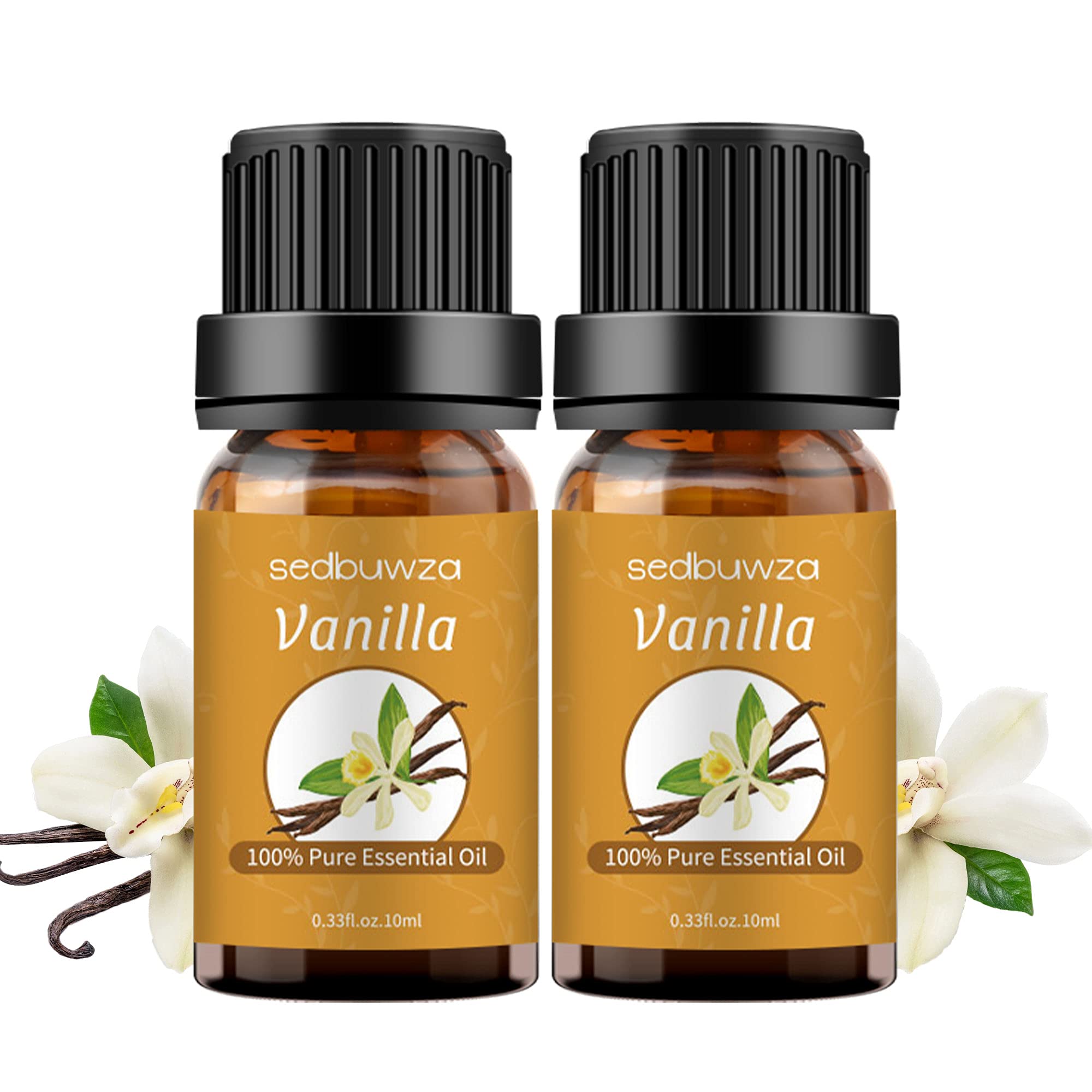 Sedbuwza vanilla essential oil packaging in amber glass preserves quality