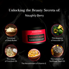 Seduction by Nature SbN melted-oil pour reveals nourishing texture for a relaxing massage.