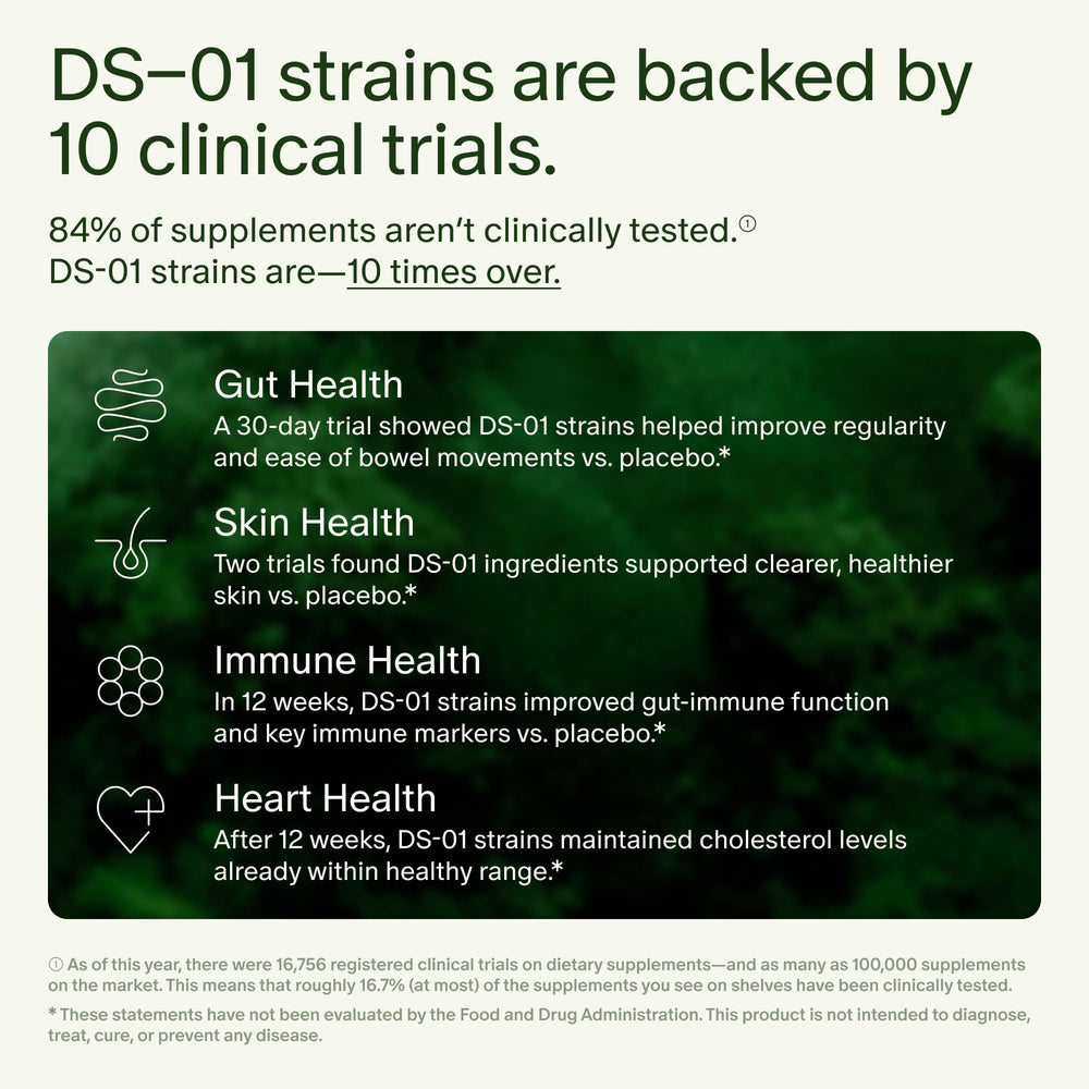 Bottle on shelf with Seed DS-01 emphasizes trust and visibility