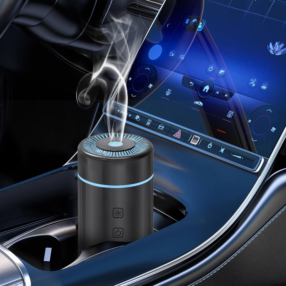 Seedseel 100ml car diffuser; compact scent device for on-the-go relaxation