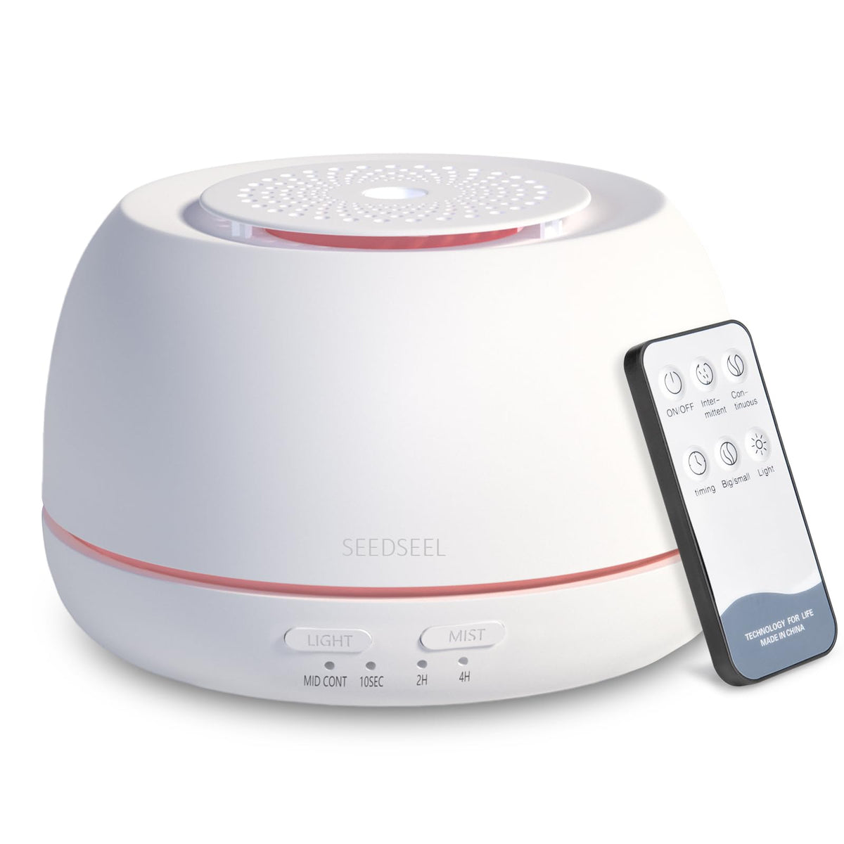 SEEDSEEL 300ML diffuser capacity delivers long-lasting aroma in any room