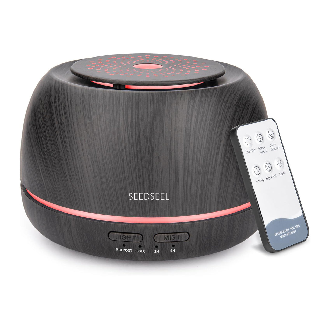 SEEDSEEL 300ML diffuser showing large capacity for extended room use and fewer refills.