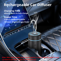 Seedseel car diffuser with 7 LED lights for ambient mood