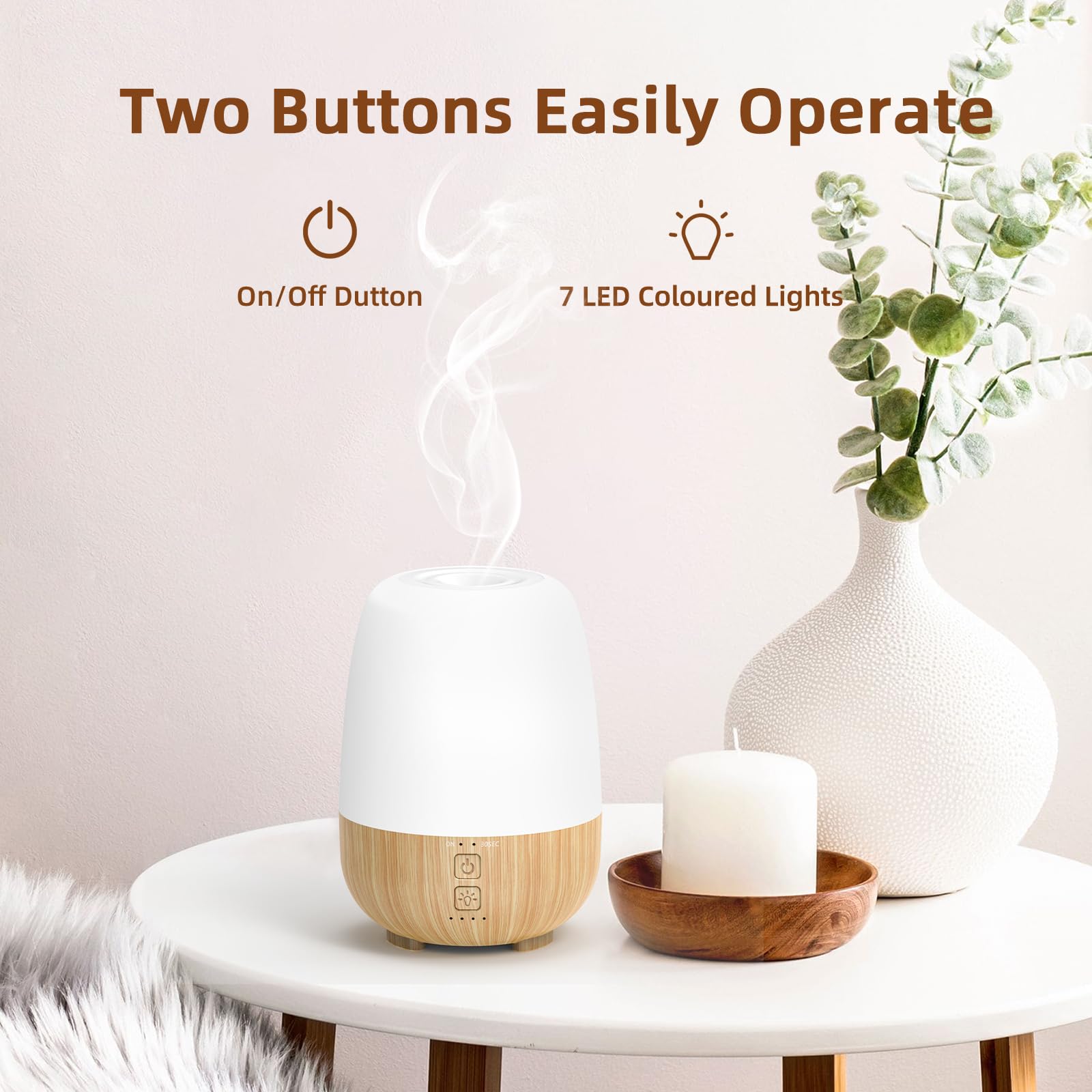 SEEDSEEL compact design fits small spaces while delivering pleasant aroma