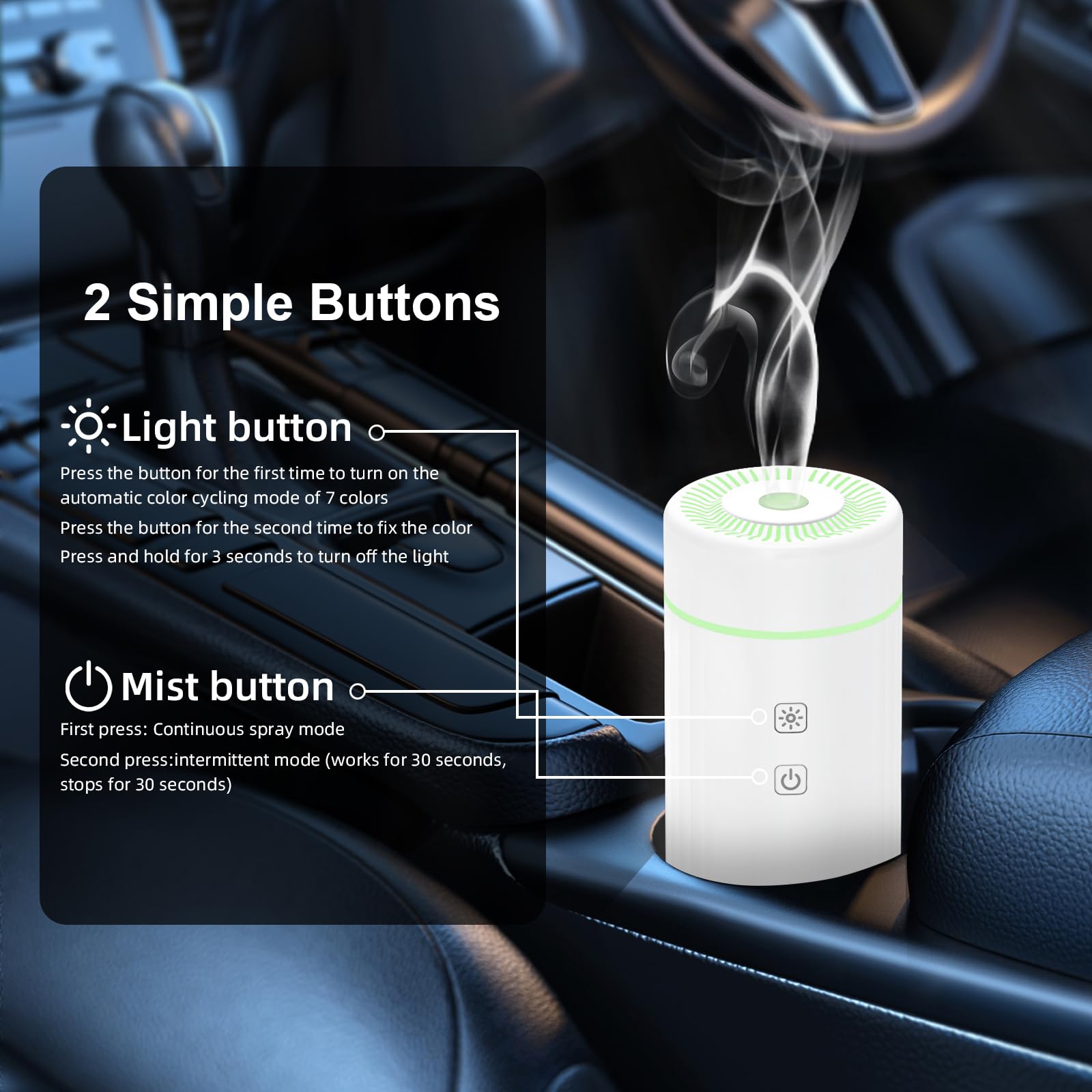 SEEDSEEL compact travel diffuser fits in a bag for on the go scent.